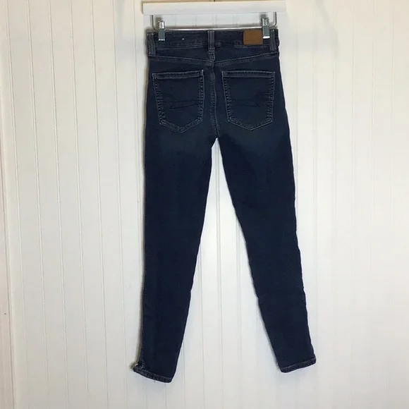 American Eagle | 🦅 Hi-Rise Jegging Distressed Size 2 Regular - Picture 9 of 15